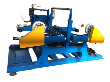 1250双头无轴式磁 张力放线机