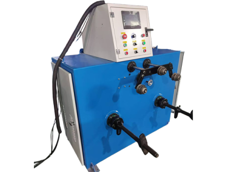 PLC控制双轴收线 机